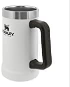 Stanley Stay-Chill Beer Stein 24 oz | Heavy Duty Big Grip Handle | Beer Tumbler Drink Cup, Holds 2 Cans | Insulated Stainless Steel Party Mug | BPA-Free