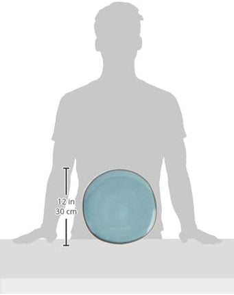 Like. By Villeroy and Boch – Lave Glacé Dinner Plate, 11 in, Large Flat Plate Made From Stoneware, Dishwasher and Microwave-Safe