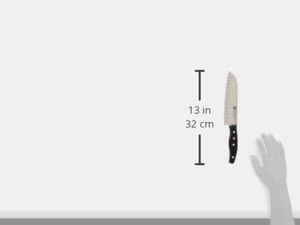 ZWILLING TWIN Signature 7-inch Hollow Edge Santoku Knife