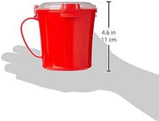 Sistema Microwave Soup Mug with Lid and Steam Release Vent