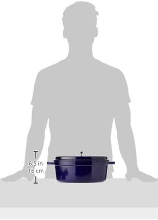 Staub Oval Cocotte - 4.25Qt - Dark Blue