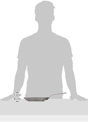 Matfer Bourgeat Black Carbon Steel Frying Pan, 9 1/2"