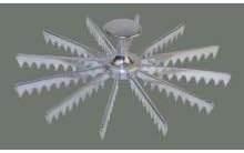 Winware Aluminum Pie and Cake Marker, 7-Cut