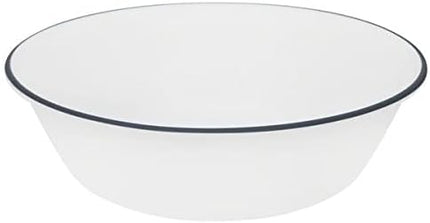 Corelle Tranquil Reflection Chip & Break resistant 12Pc Dinner Set, Service For 4, Blue, Grey