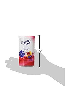 Crystal Light Fruit Punch Drink Mix (16 Pitcher Packets, 4 Canisters of 4)
