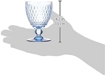 Villeroy & Boch Boston Colored Water Goblet, 11.9 oz, Crystal Glass, Blue