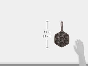 Norpro Cast Iron Stuffed Pancake Pan, Munk/Aebleskiver