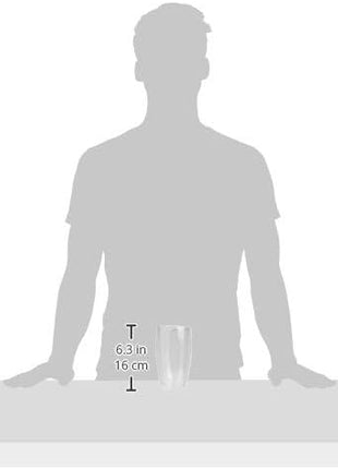 Bodum 15oz Pavina Double Wall High-Heat Borosilicate Glass, Set of 2, Clear