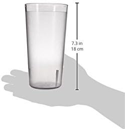 New Star Foodservice | Restaurant-Grade Beverage Tumblers (Clear (Set of 12), 20 oz)