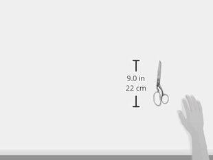 Fiskars Forged Scissors - 8" Stainless Steel - Paper and Fabric Scissors for Office, Arts, and Crafts - Silver