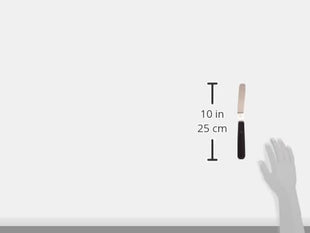 Wilton, 9 inch, Black 409-7712 Angled Spatula, 9" (Pack of 4)