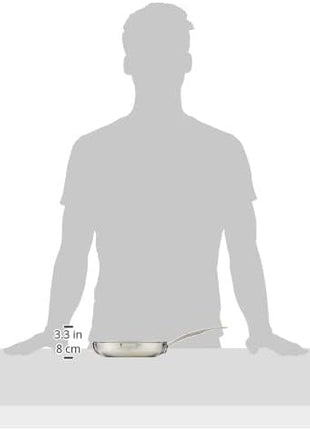 Cuisinart MultiClad Pro 8" Open Skillet, 8-Inch, Non Stick Stainless Steel
