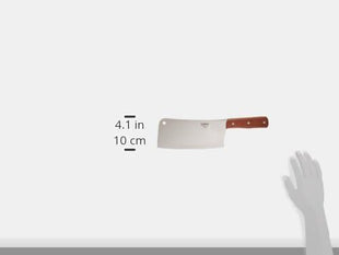 Winco 8" Heavy Duty Chinese Cleaver with Wooden Handle, 3-1/2″