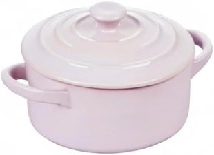 Le Creuset Stoneware Mini Round Cocotte, 8 oz., Shallot