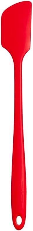 GIR: Get It Right Silicone Kitchen Spatula - Non-toxic Cooking Utensils for Nonstick Cookware, Cooking and Baking, Skinny - 11IN - Red