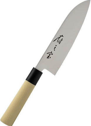 Mercer Culinary Asian Collection Santoku Knife with NSF Handle, 7-Inch
