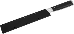 KitchenAid Gourmet Forged Triple Rivet Bread Knife with Custom-Fit Blade Cover, 5-inch, Sharp Kitchen Knife, High-Carbon Japanese Stainless Steel Blade, Black
