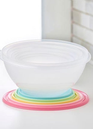 Tupperware Heritage Wonderlier 10 Piece Food Storage Bowl Set in Vintage Colors- Dishwasher Safe & BPA Free - (5 Containers + 5 Lids)