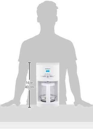 Cuisinart 12-Cup Classic Programmable Coffeemaker, White, 12-Cup, Programmable, DCC-1120NAS