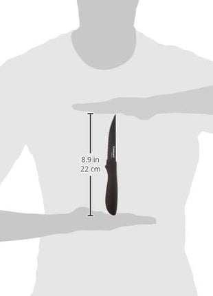 Cuisinart C55-6PCSBK Advantage Color Collection 6-Piece Ceramic Coated Steak Knife Set, Black