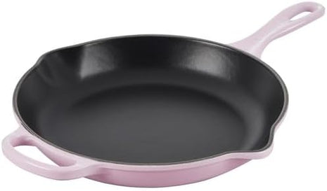 Le Creuset Enameled Cast Iron Signature Iron Handle Skillet, 10.25", Shallot
