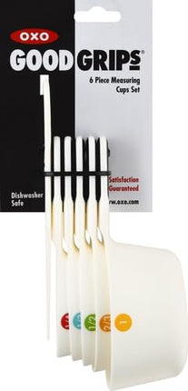 OXO Good Grips 6-Piece Plastic Measuring Cups- White