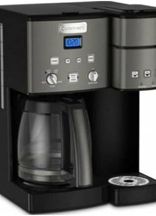 Cuisinart Coffee Maker,12 Cup with 3 Single-Size Brewers, 6, 8, 12 oz, Black/Stainless Steel, SS-15BKSP1