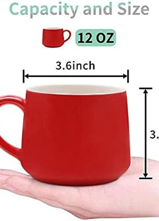 3D Christmas Coffee Mug 12 oz with Cow,Cute Cartoon Handmade Ceramics Cup,Christmas Birthday Surprise for Friends Family or Kids,Best Office Cups Morning Mugs (12 Cow)