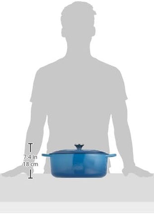 Le Creuset Enameled Cast Iron Signature Oval Dutch Oven, 6.75 qt., Marseille