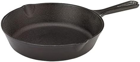 Mercer Culinary Pre-Seasoned Cast Iron Skillet, 8-Inch (Pack of 8)