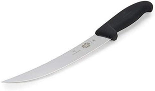 Victorinox Fibrox 8-Inch Curved Breaking Knife, Black