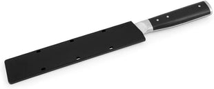 KitchenAid Gourmet Forged Triple Rivet Slicing Knife with Custom-Fit Blade Cover, 8-inch, Sharp Kitchen Knife, High-Carbon Japanese Stainless Steel Blade, Black