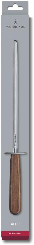 Victorinox Honing Steel with Maple Handle - Premium Kitchen Knife Sharpener, 9"