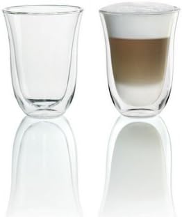 De'Longhi Double Walled Thermo Espresso and Latte Glasses Bundle (Set of 4)