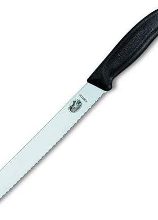 Victorinox Swiss Classic 8.25-Inch Bread Knife with Serrated Edge, Black