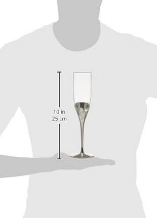 Lenox True Love Glass Flute Pair Clear, 1.25 LB