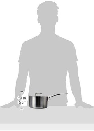 Cuisinart MCP193-18N Multiclad Pro Triple Ply Stainless 3-Quart Skillet, Saucepan w/Cover