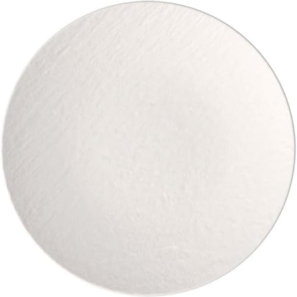 Villeroy & Boch Manufacture Rock Blanc Plate, 9.75 in, Premium Porcelain, White