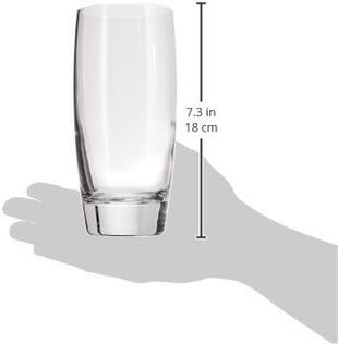 Luigi Bormioli Michelangelo 20 oz Beverage Glasses - Large Capacity, Crystal-Clear Design - Fine Laser-Cut Rims, Ideal for Various Beverages, Dishwasher Safe, Made in Italy (Set of 4)