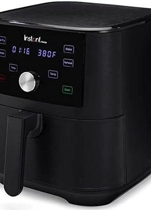 Instant Pot Vortex 6QT XL Air Fryer, 4-in-1 Functions that Crisps, Roasts, Reheats, Bakes for Quick Easy Meals, 100+ In-App Recipes, is Dishwasher-Safe, from the Makers of Instant Pot, Black
