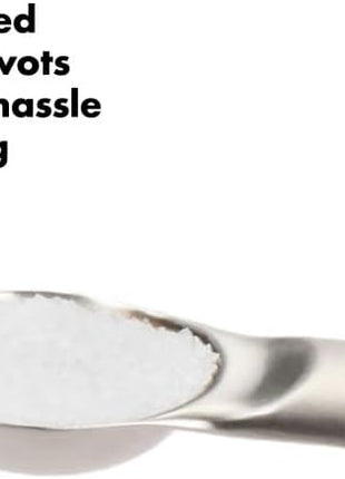 OXO Good Grips 4 Piece Stainless Steel Measuring Spoons with Magnetic Snaps