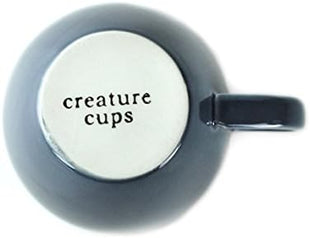 Creature Cups Sea Otter Ceramic Mug – 11 oz Gray Blue Coffee Cup with Hidden 3D Otter Inside – Unique Gift for Coffee, Tea & Ocean Lovers