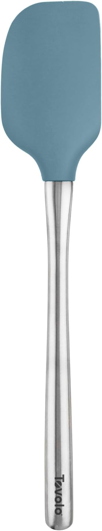 Tovolo Flex-Core Stainless Steel Handled Spatula, Heat-Resistant & BPA-Free Silicone Turner Head, Safe for Cast Iron & Non-Stick Cookware, Dishwasher-Safe: Home & Kitchen