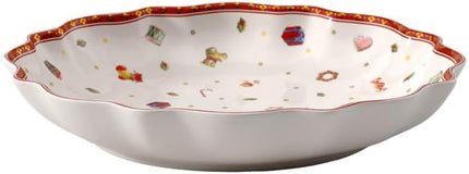 Villeroy & Boch Toy's Delight Collection Shallow Bowl, Premium Porcelain, 9.75 in