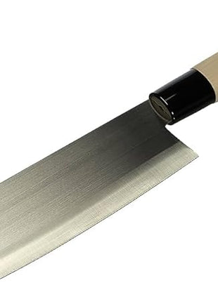 JapanBargain, Nakiri Knife 6-5/8", High Carbon Steel Vegetable Cleaver, Razor Sharp Japanese Chef Knife for Meat and Veggies, Rust-Resistant Molybdenum Blade, Wooden Handle, Made in Japan