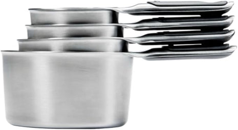 OXO Good Grips 4 Piece Stainless Steel Measuring Cups with Magnetic Snaps