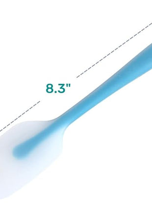 Silicone Spatula Set of 4 - Heat Resistant Flexible Spatula 450F with Stainless Steel Core - Food Grade Premium Good Grip Kitchen Utensils - Seamless, Heavy Duty, BPA Free, Dishwasher Safe