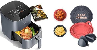 Bundle of COSORI Air Fryer + Air Fryer Silicone Liners for 3-5 Qt, Foldable