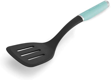 KitchenAid Classic Nylon Slotted Turner, 13.66-Inch, Aqua Sky