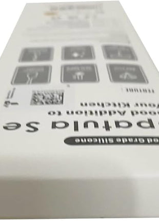 Silicone Spatula Set 2 Pcs Heat Resistant Rubber Spatula for Non-stick Cookware BPA Free (Red)